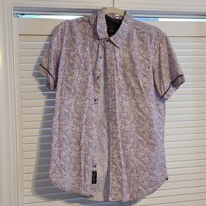 Dirty Laundry purple/white wash button down.